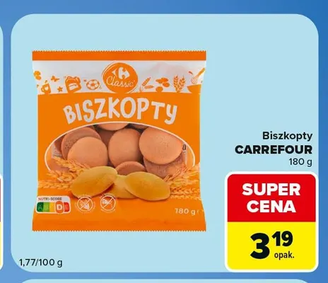 Biszkopty Carrefour promocja w Carrefour Market