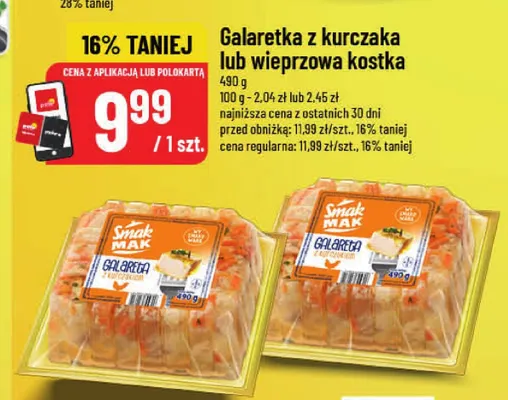 Galaretka z kurczaka Smak Mak promocja w POLOmarket