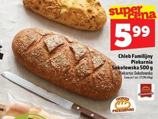 Chleb Familijny Piekarnia Sokołowska promocja w TOPAZ