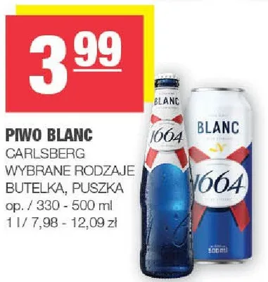 Piwo Blanc promocja w SPAR