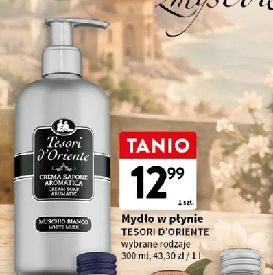 Mydło w płynie Tesori d'Oriente Muschio Bianco promocja w Intermarche