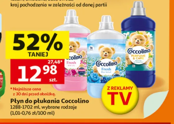 Płyn do płukania Coccolino Fresh Sky promocja w Auchan