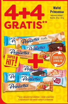 Wafel Princessa promocja w POLOmarket