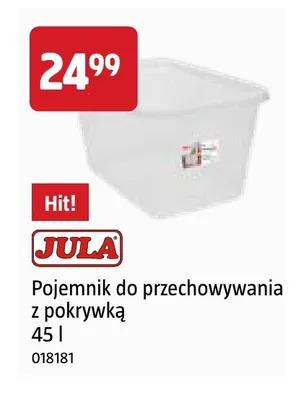 Pojemnik do przechowywania z pokrywką 45 l Jula promocja w Jula
