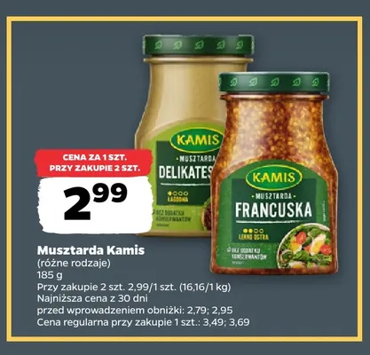 Musztarda francuska Kamis promocja w Netto