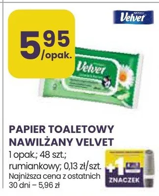 Papier toaletowy nawilżany dla dzieci niebieski promocja w Stokrotka