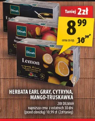 Herbata Earl Gray, Cytryna, Mango-Truskawka promocja w Arhelan