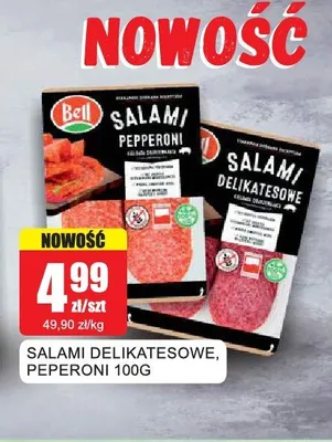 Salami delikatesowe Bell promocja w Bingo
