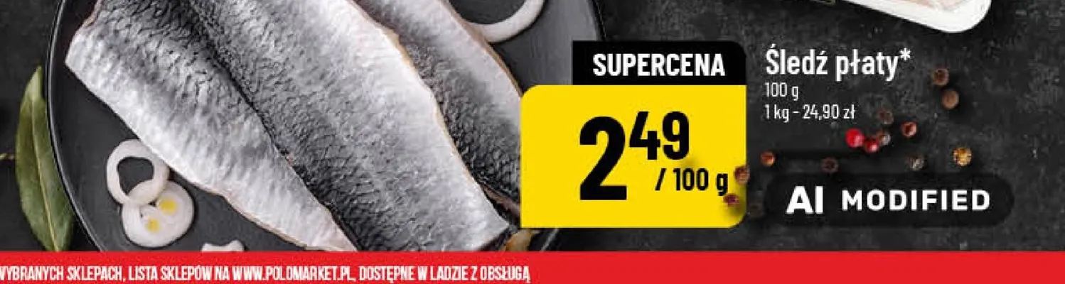 Śledź płaty promocja w POLOmarket