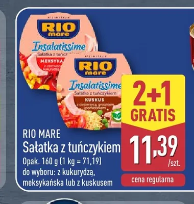 Sałatka z tuńczykiem z kuskusem Rio Mare promocja w Aldi