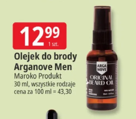 Olejek do brody Arganove Men promocja w Leclerc