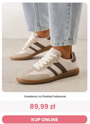 Sneakersy na płaskiej podeszwie Renee promocja w Renee