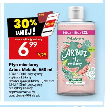 Płyn micelarny Arbuz Melado promocja w Twój Market