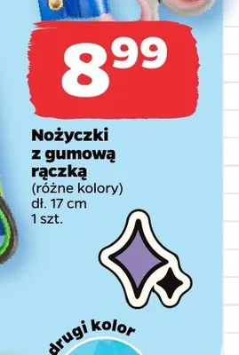 Nożyczki z gumową rączką Bambino 17 cm promocja w Netto