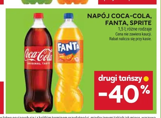 Napój gazowany Coca-Cola promocja w Stokrotka