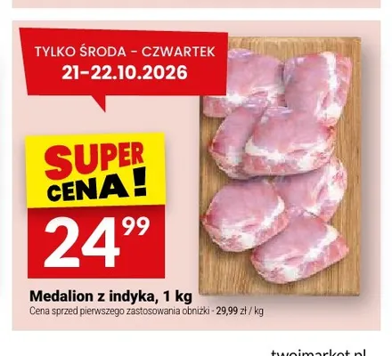 Medalion z indyka promocja w Twój Market