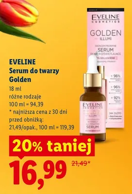 Serum do twarzy Golden promocja w Lidl