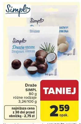 Draże Drazee Torcone Drazilini promocja w Carrefour Market