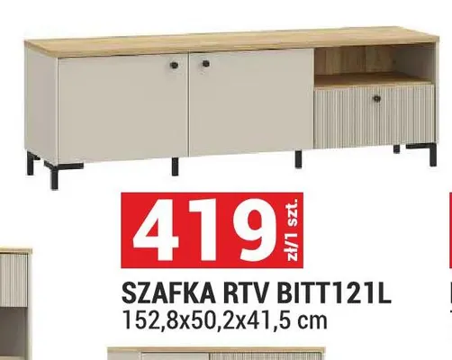 Szafka RTV Palmerston BITT121 l promocja w Merkury Market