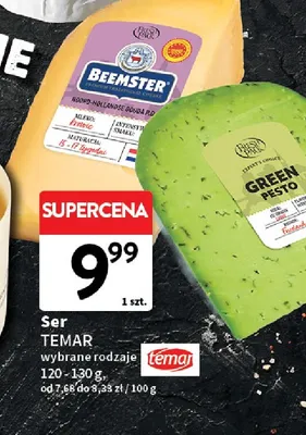 Ser Green Pesto Temar promocja w Intermarche