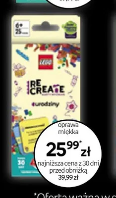 Książka LEGO Re-Create Urodziny oprawa miękka promocja w Empik