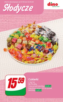 Cukierki luz promocja w Dino