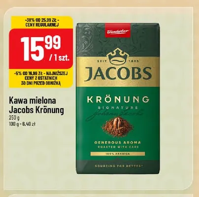 Kawa mielona Jacobs Krönung promocja w POLOmarket