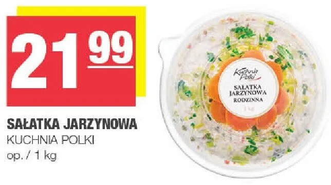 Sałatka jarzynowa promocja w SPAR