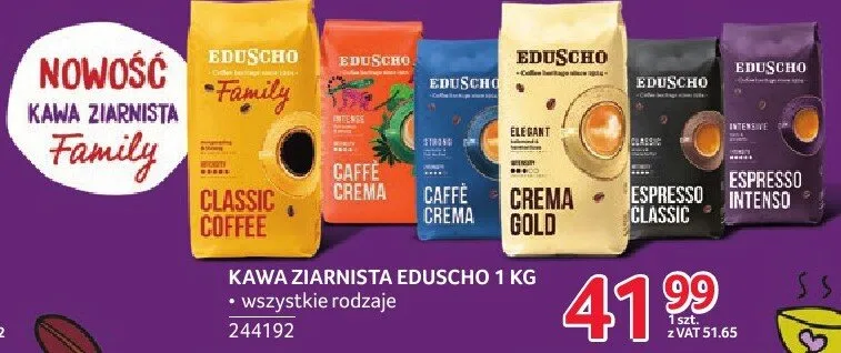 Kawa ziarnista promocja w Selgros