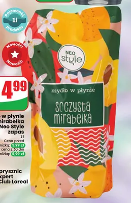 Mydło w płynie mirabelka Neo Style zapas promocja w Dino