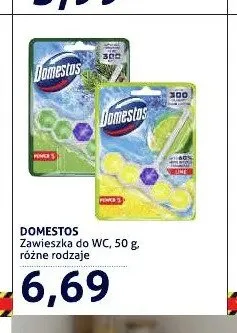 Zawieszka do WC Domestos promocja w Blue Stop