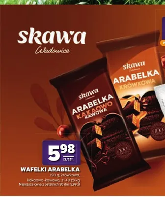 Wafelki Skawa Arabelka krówkowe promocja w Stokrotka