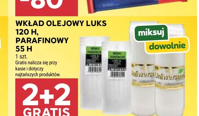 Wkład olejowy Luks 120 H promocja w Stokrotka