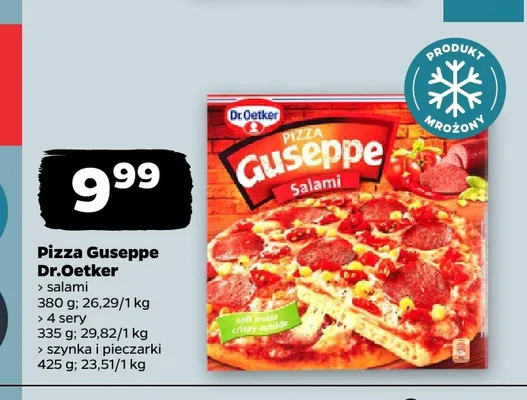 Pizza Guseppe salami Dr.Oetker promocja w Netto