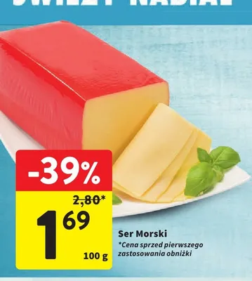 Ser Morski promocja w Intermarche