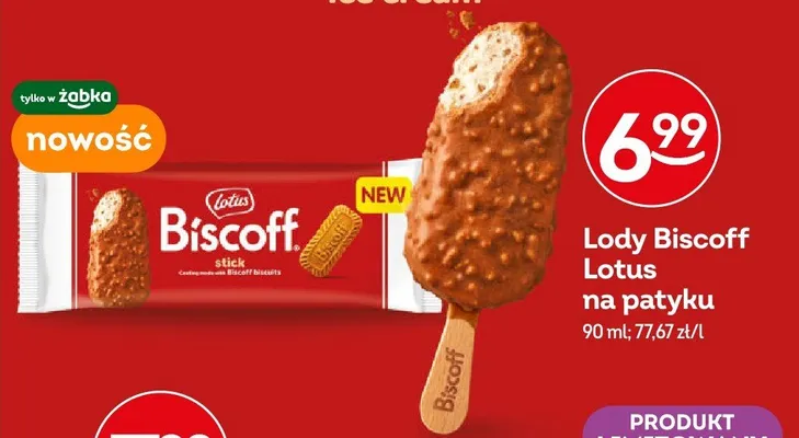 Lody na patyku promocja w Żabka