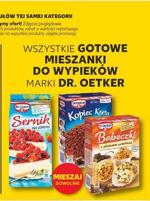 Gotowe mieszanki do wypieków Dr. Oetker promocja w Kaufland