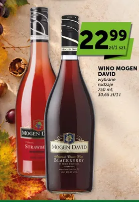 Wino czerwone Mogen David Strawberry promocja w Euro Sklep