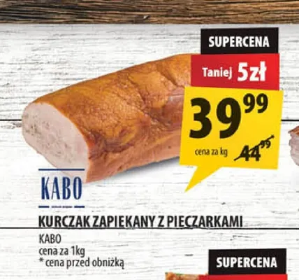 Kurczak zapiekany z pieczarkami Kabo promocja w Arhelan
