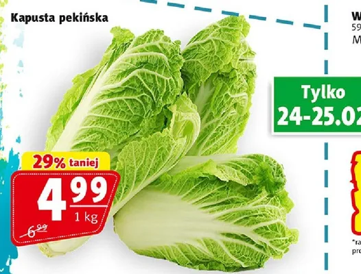 Kapusta pekińska promocja w Prim Market