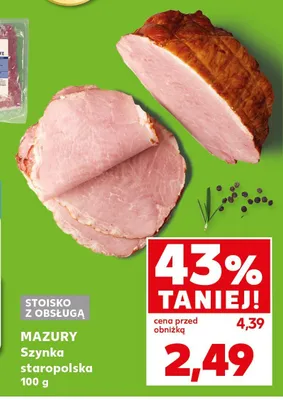 Szynka staropolska Mazury promocja w Kaufland
