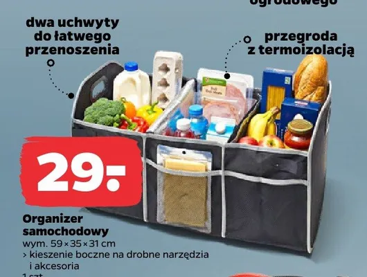 Organizer samochodowy promocja w Netto