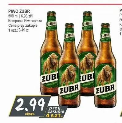 Piwo Żubr promocja w Słoneczko
