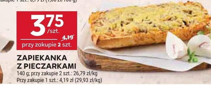 Zapiekanka z pieczarkami promocja w Stokrotka