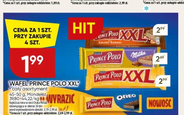Wafel Prince Polo XXL Kokosowy promocja w Chata Polska