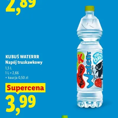 Napój truskawkowy promocja w Lidl