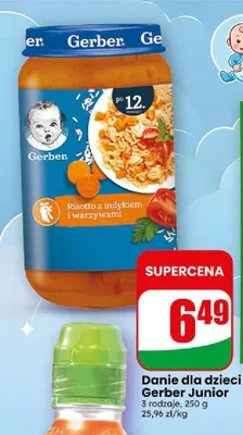 Danie dla dzieci Gerber Junior Risotto z indykiem i warzywami promocja w Dino