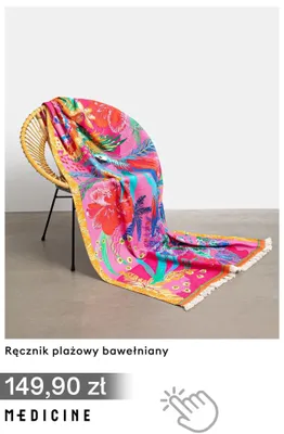 Ręcznik plażowy bawełniany Medicine promocja w Medicine