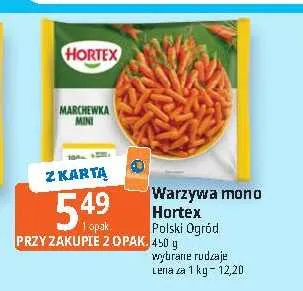 Warzywa mono Hortex promocja w Leclerc