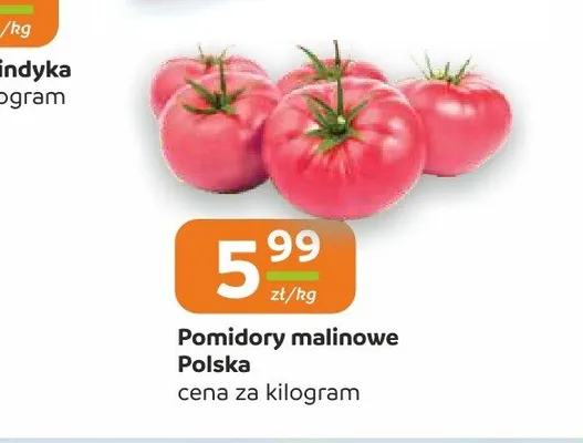 Pomidory malinowe Polska promocja w Społem Częstochowa